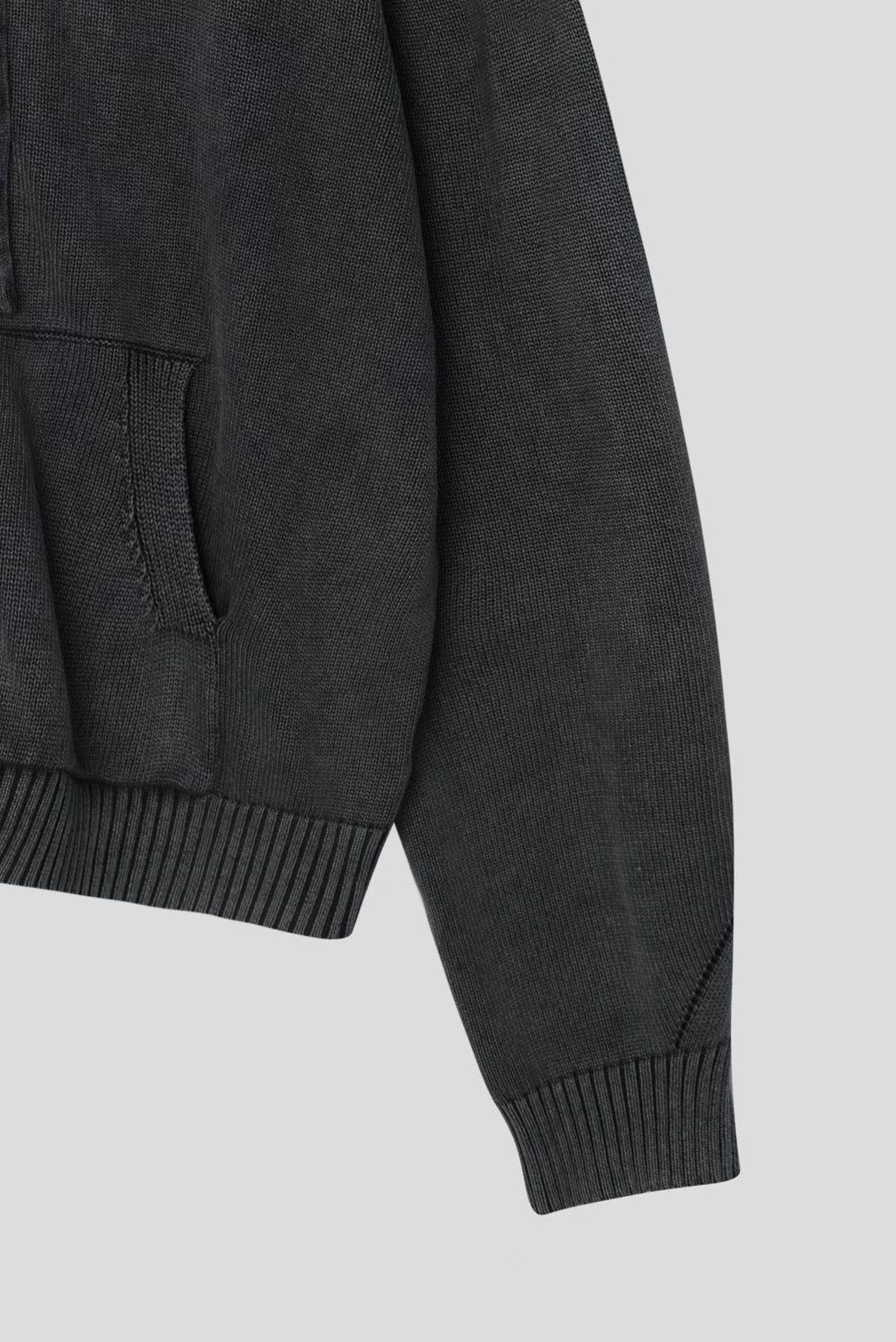 洗水連帽拉鍊外套