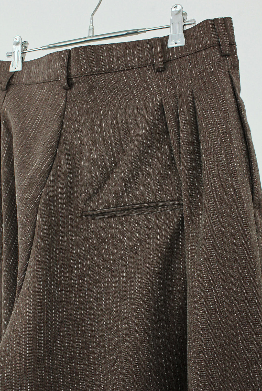 👦🏻👧🏻可穿 - 人字紋條紋休閒闊腳褲