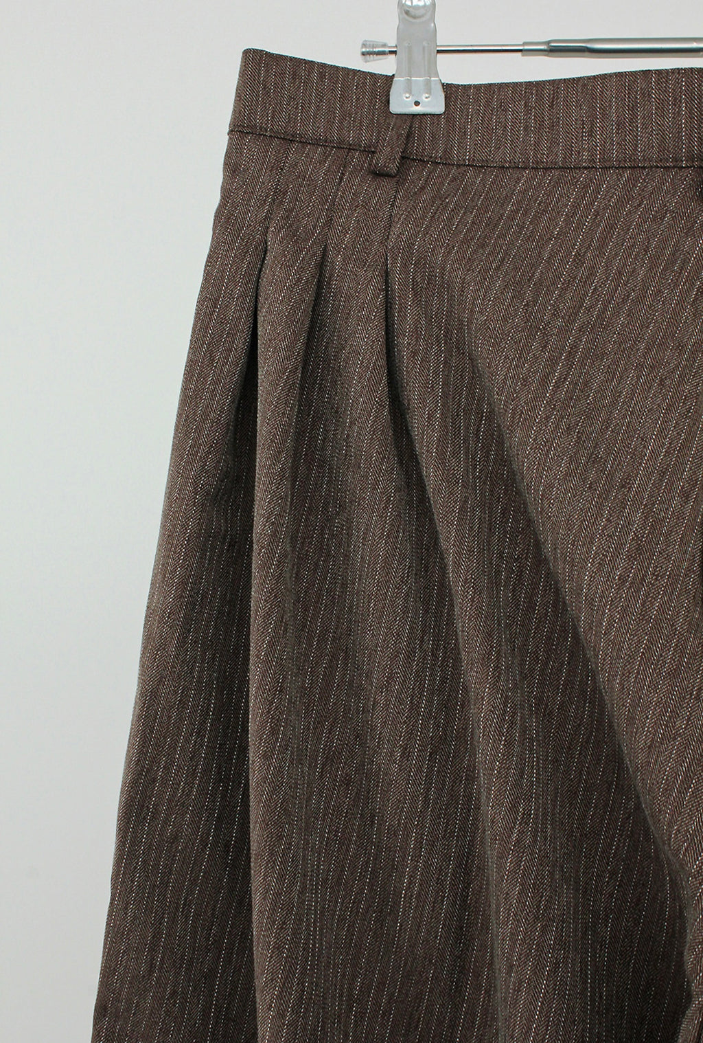 👦🏻👧🏻可穿 - 人字紋條紋休閒闊腳褲