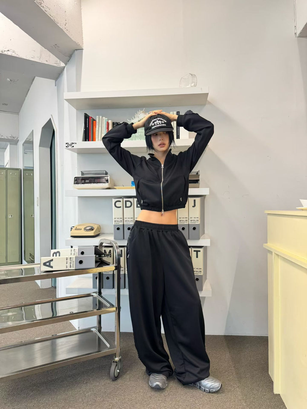 花邊運動風長褲