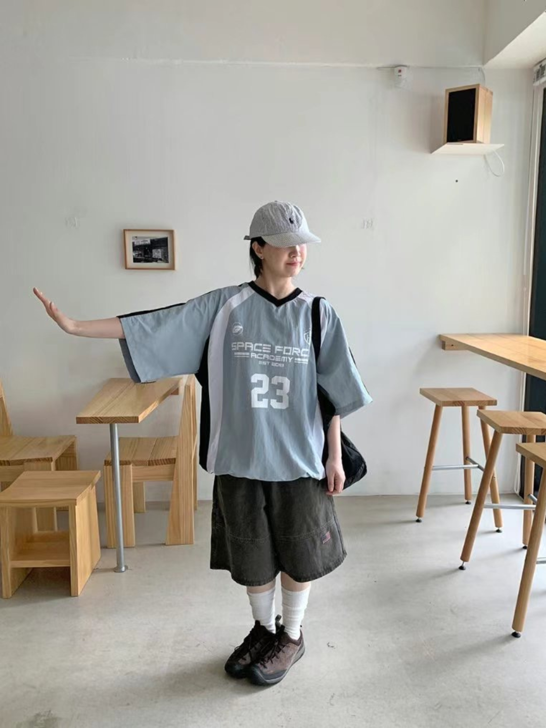 👦🏻👧🏻可穿 - 束腰拼色尼龍球衣