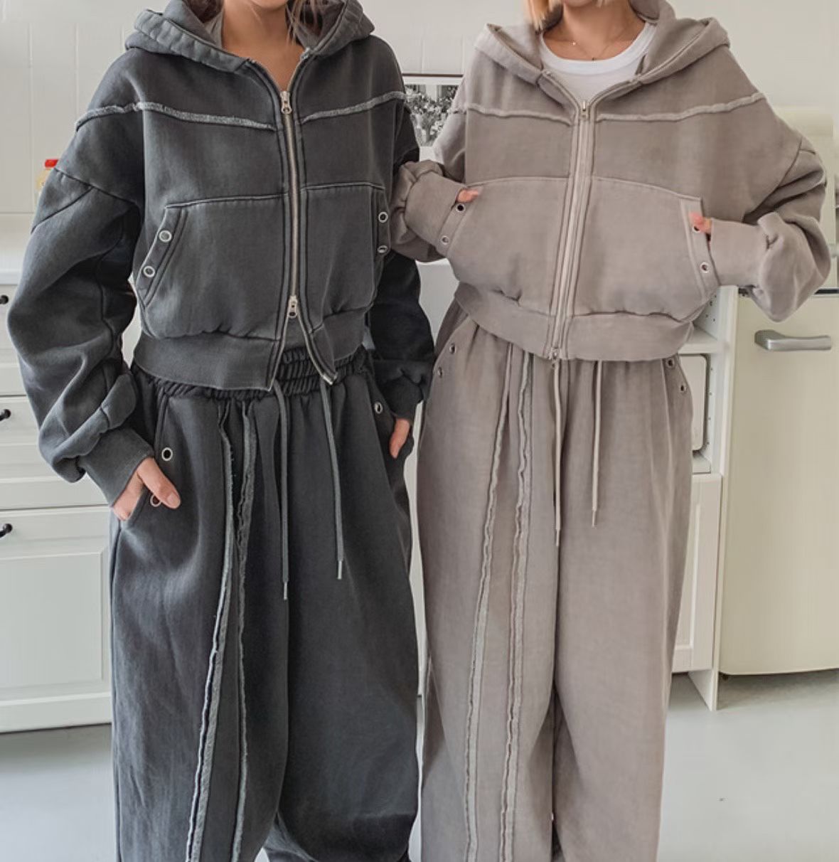 型格拼布感短版外套