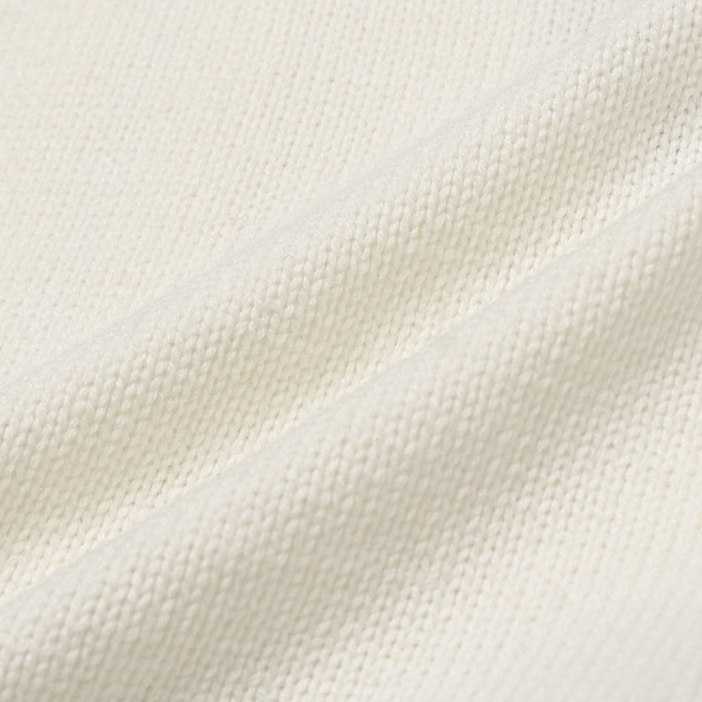 運動風印花拉鍊針織冷衫