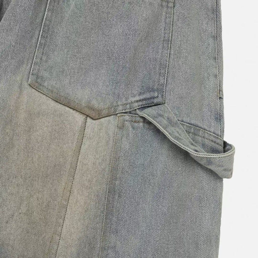 造舊工裝洗水牛仔褲