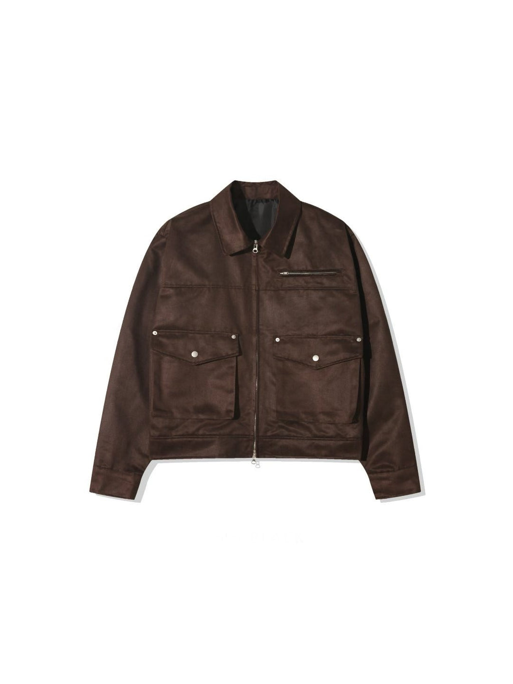 塗層絨面革夾克