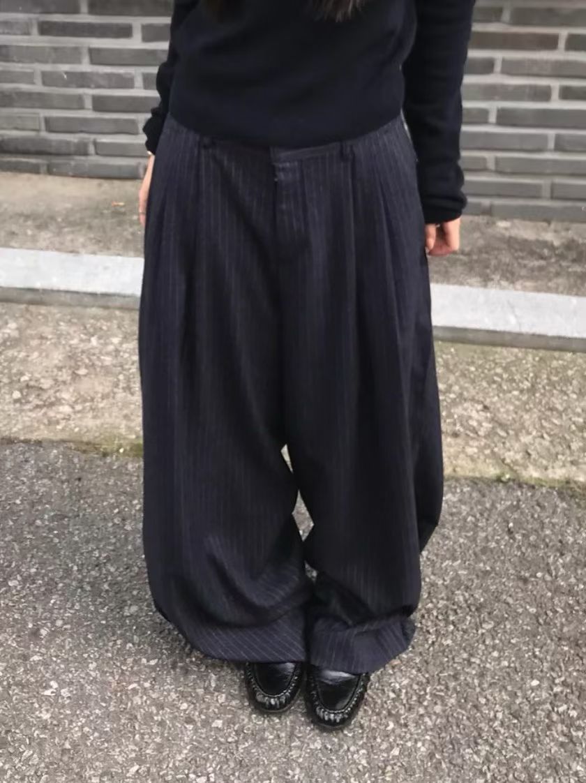 休閒風暗紋西褲