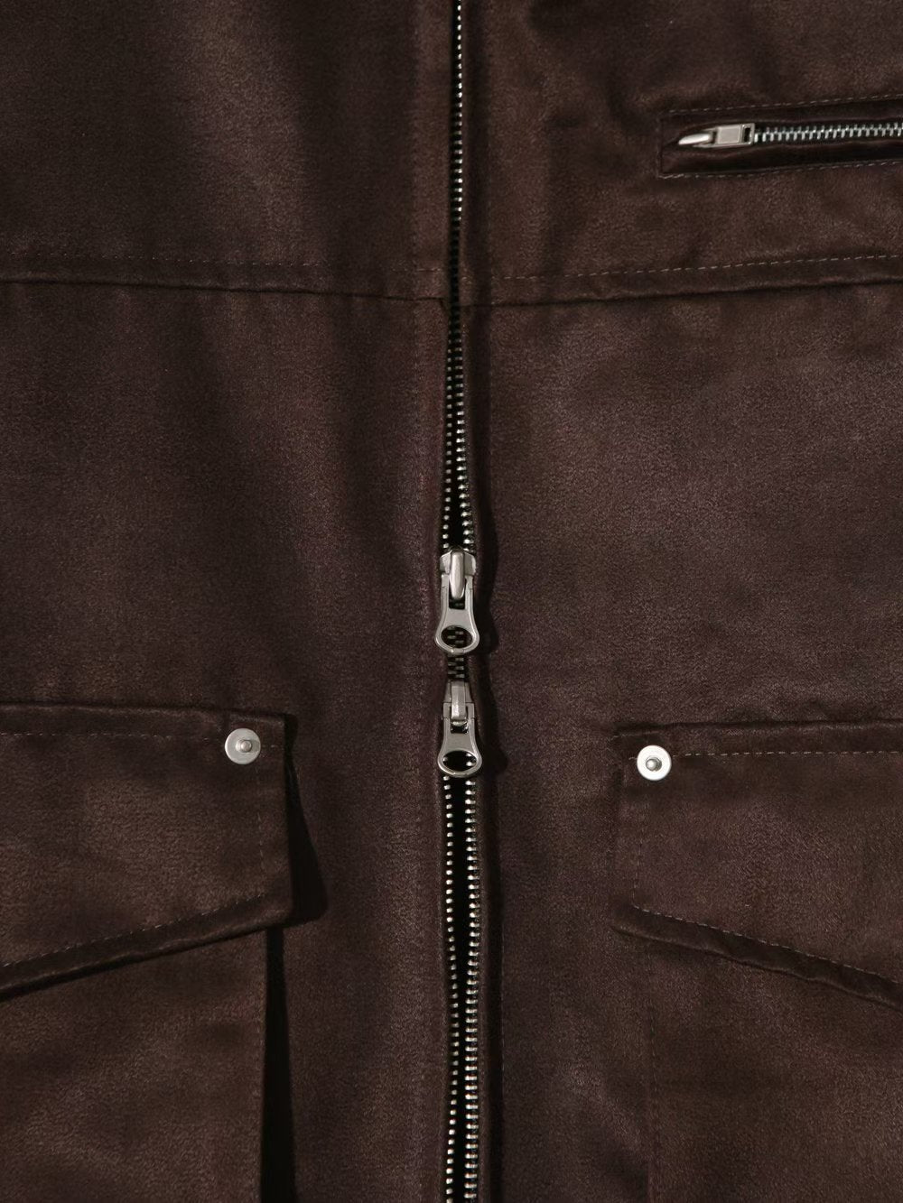 塗層絨面革夾克