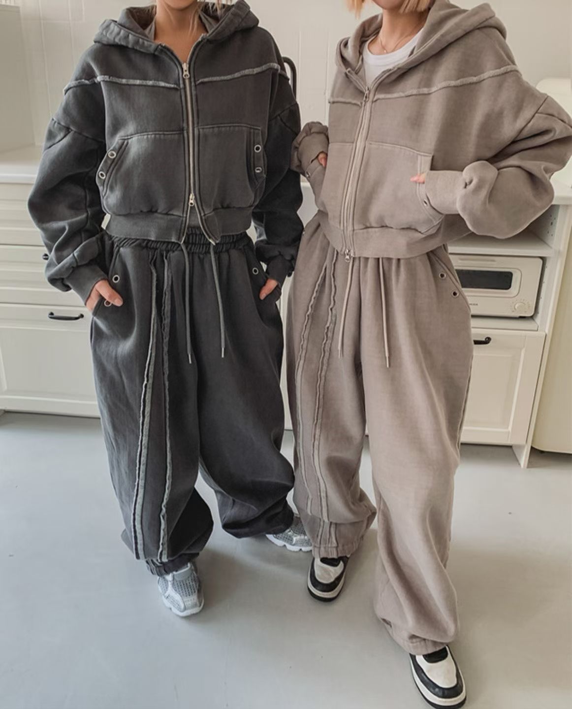 型格拼布感短版外套
