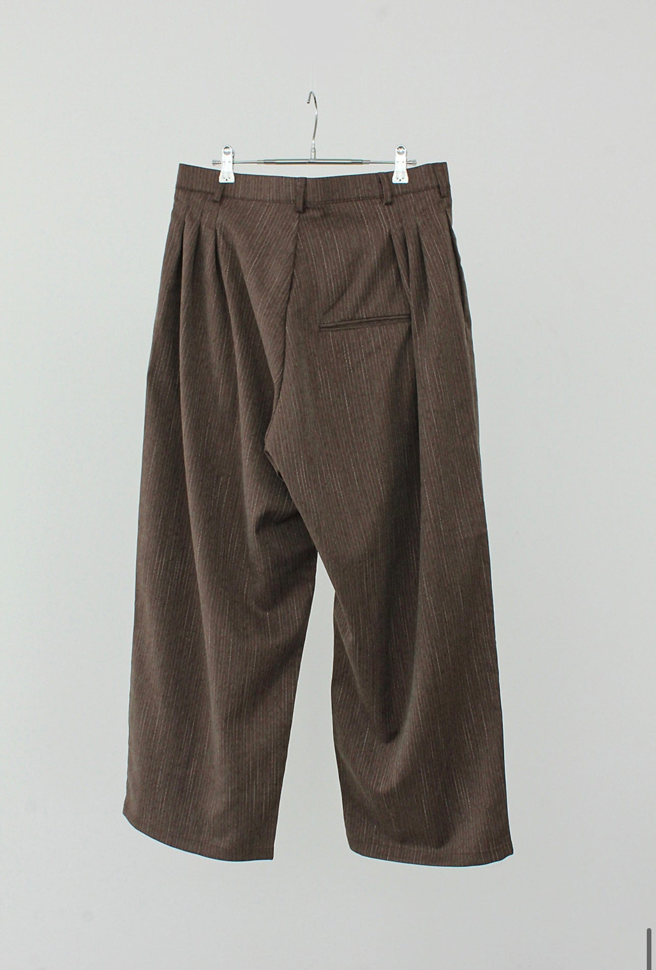 👦🏻👧🏻可穿 - 人字紋條紋休閒闊腳褲