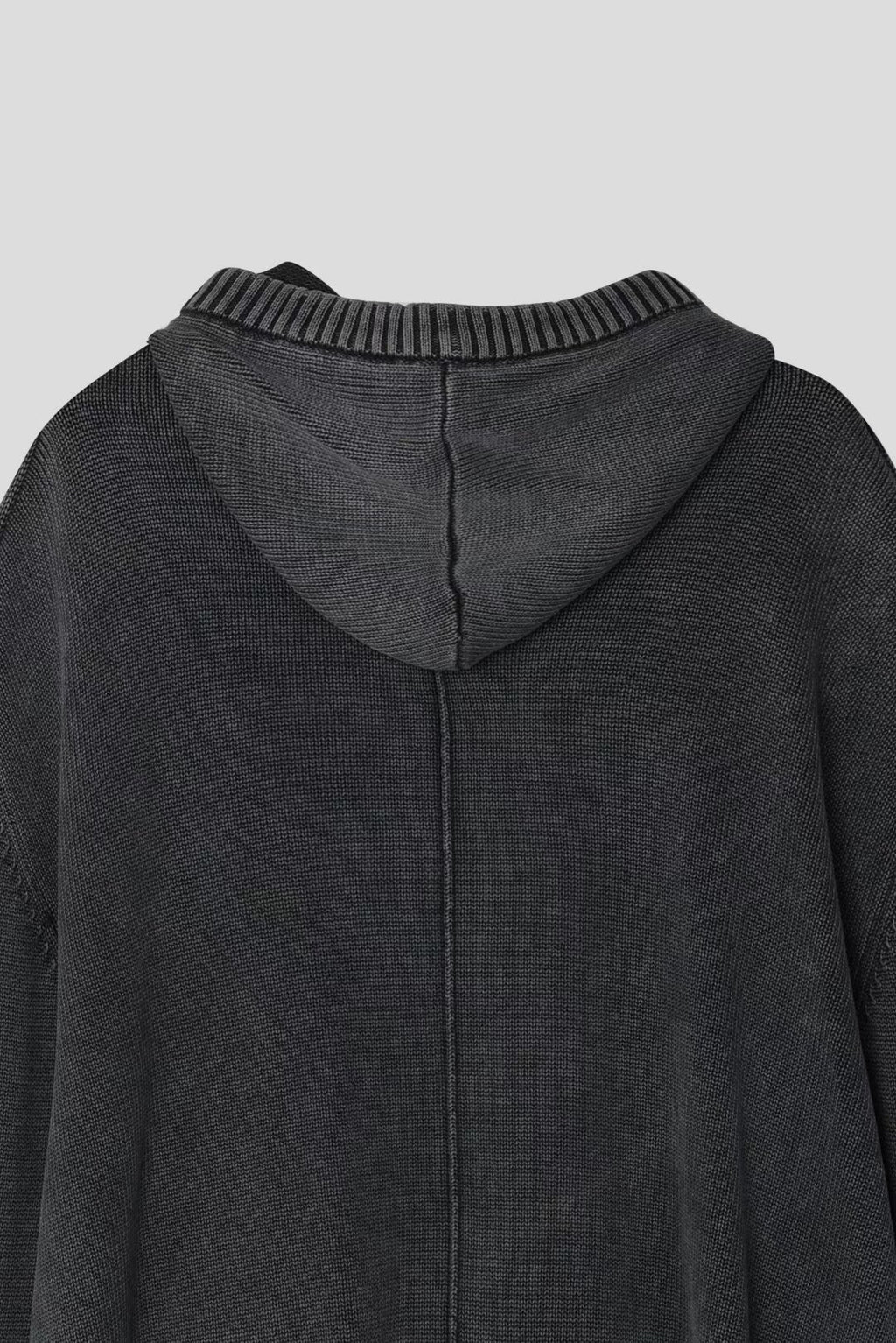 洗水連帽拉鍊外套