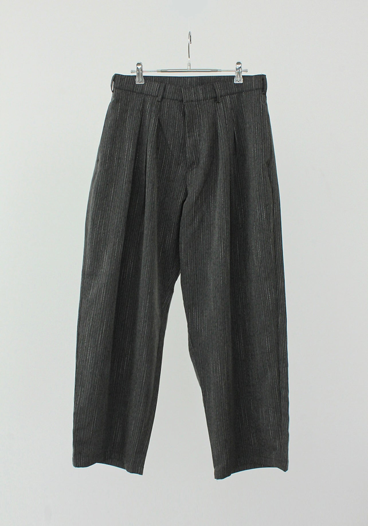 👦🏻👧🏻可穿 - 人字紋條紋休閒闊腳褲