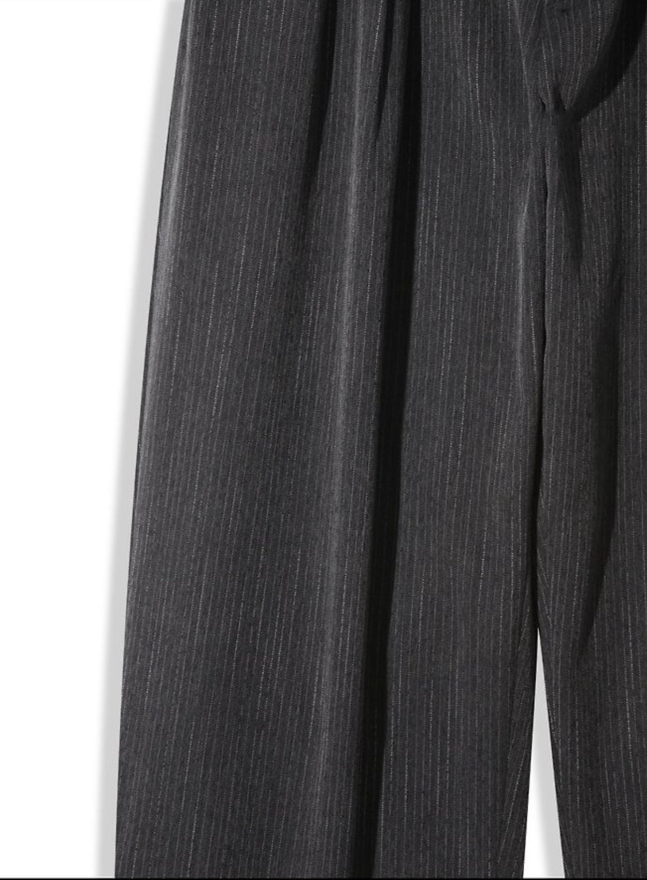 👦🏻👧🏻可穿 - 人字紋條紋休閒闊腳褲