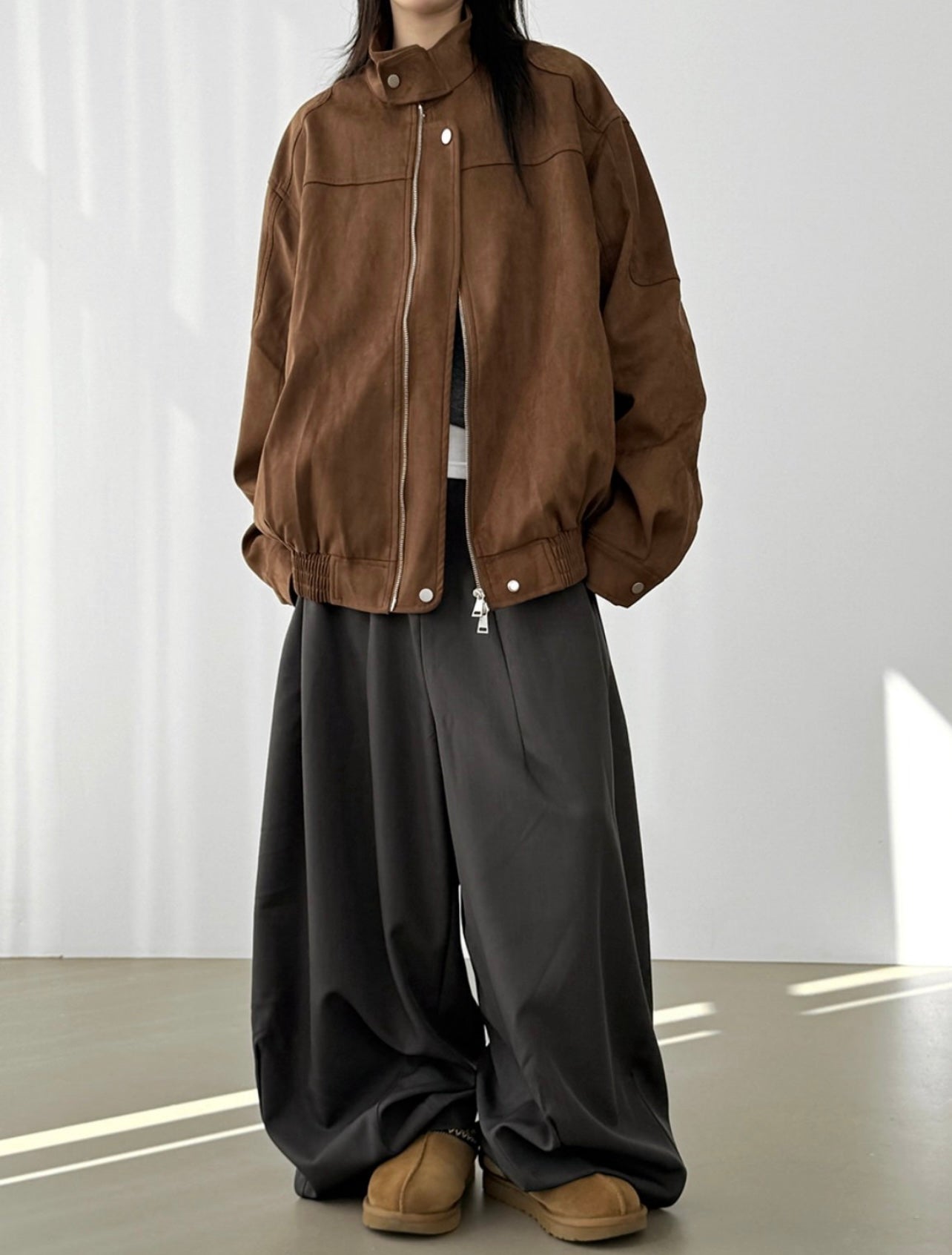 👦🏻👧🏻可穿 - 麂皮外套