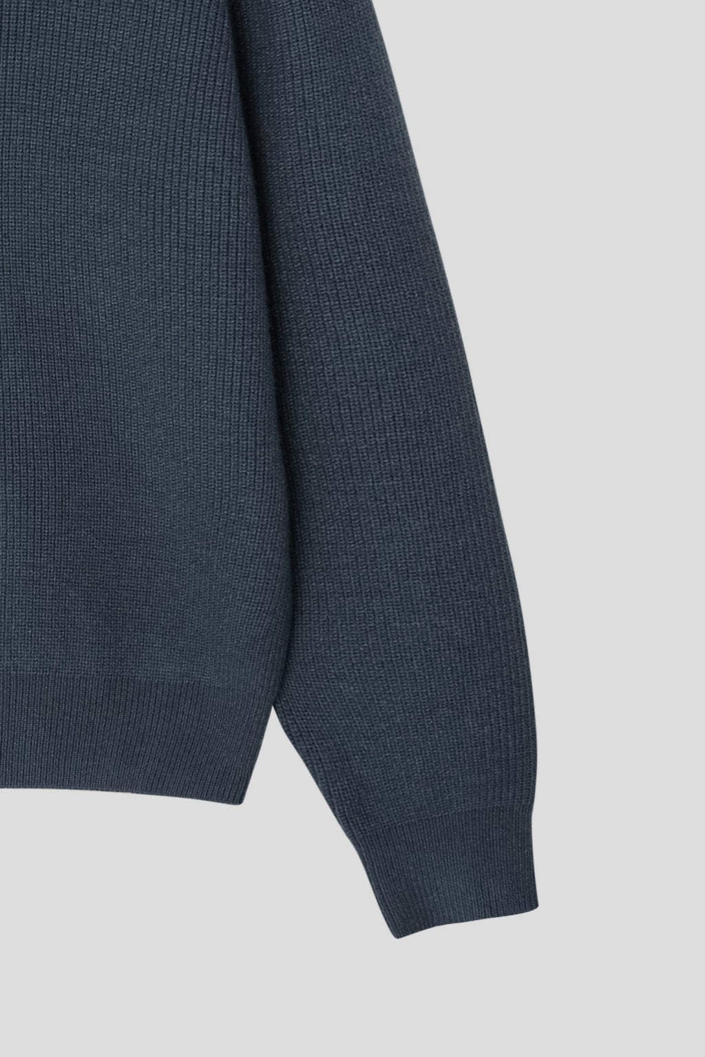 半拉鍊長袖針織冷衫